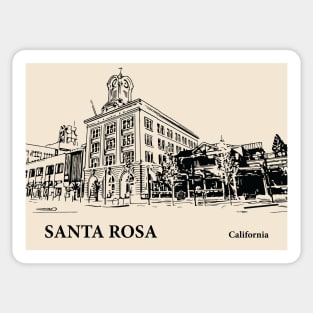 Santa Rosa- California Sticker